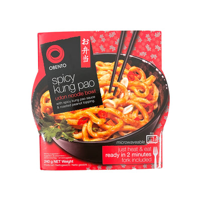 OBENTO Spicy Kung Pao Udon Noodle Bowl | Matthew's Foods Online