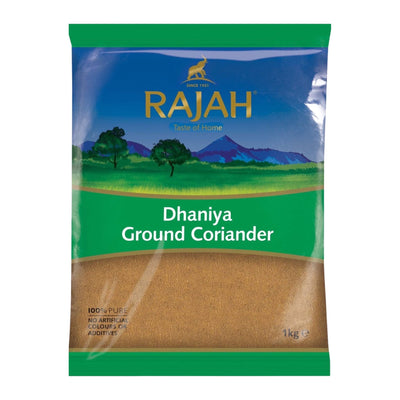 RAJAH Dhaniya Ground Coriander | 1 KG | Matthew's Foods Online 