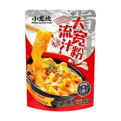 SHOO LOONG KAN Sichuan Style Red Oil Wide Noodles 小龍坎-流汁大寛粉 | Matthew's Foods