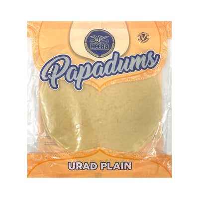HEERA Papadums Urad Plain | Matthew's Foods Online Oriental Supermarket