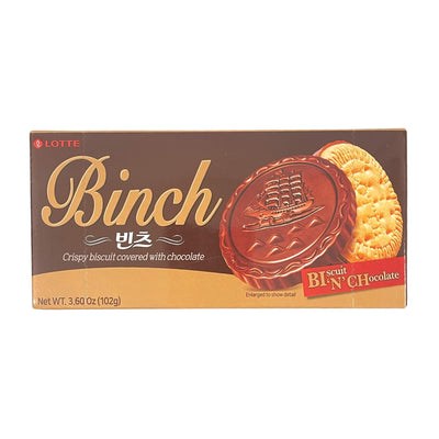LOTTE Binch Chocolate Biscuit | Matthew's Foods Online