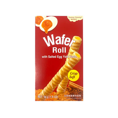 YUMMY YUMMY Wafer Roll Five Spice Salted Egg Yolk Paste美味食刻-威化卷 | Matthew's Foods Online 