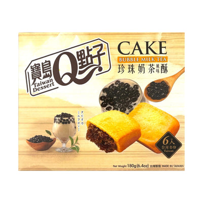 TAIWAN DESSERT Bubble Tea Cake 寶島Q點子-珍珠奶茶風味酥 | Matthew's Foods Online 