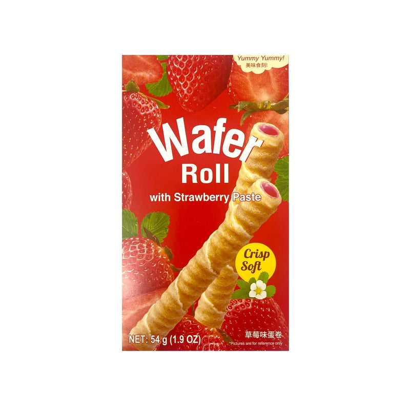 YUMMY YUMMY Wafer Roll Strawberry Paste 美味食刻-威化卷 | Matthew&