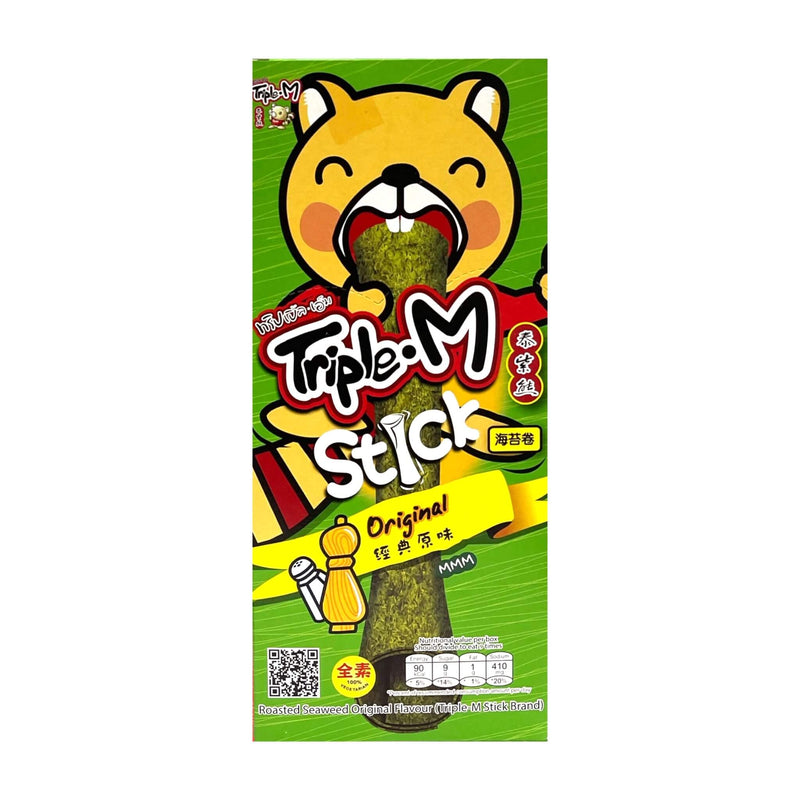 TRIPLE M Roasted Seaweed Stick Original 泰紫熊-海苔卷| Matthew&
