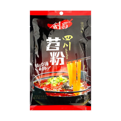 JS Sichuan Shaofen / Sweet Potato Flat Noodle 劍蜀-四川苕粉 | Matthew's Foods