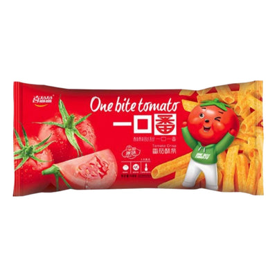 XYY One Bite Tomato Flavour Cracker 喜盈盈 －口番蕃茄酥條 | Matthew's Foods