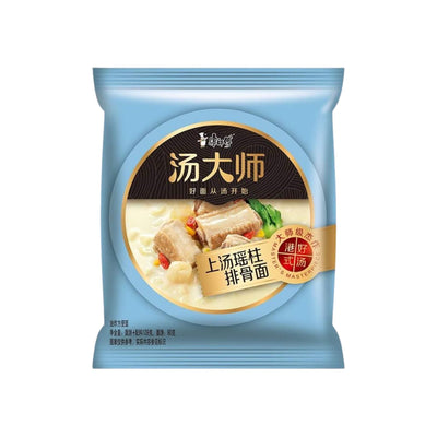 MASTER KONG Scallop And Pork Rib Flavour Instant Noodle 康師傅-湯大師上湯瑤柱排骨麵