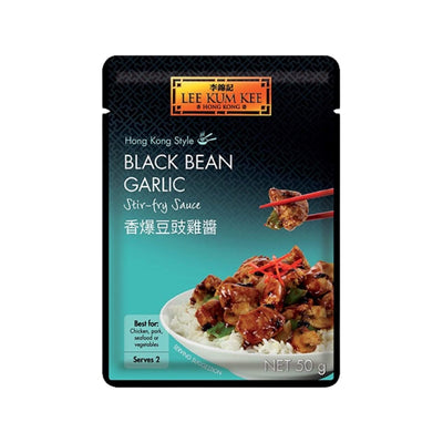 LEE KUM KEE - Hong Kong Style Black Bean Garlic Stir Fry Sauce (李錦記 香爆豆豉雞醬） - Matthew's Foods Online