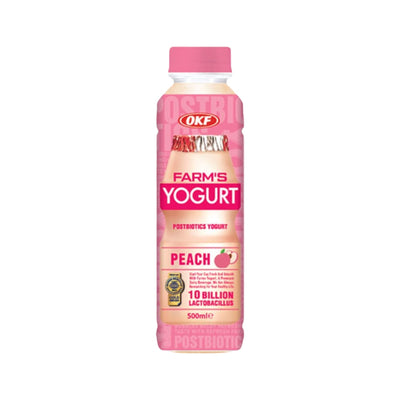 OKF Farm’s Yogurt Drink Peach Flavour | Matthew's Foods Online 