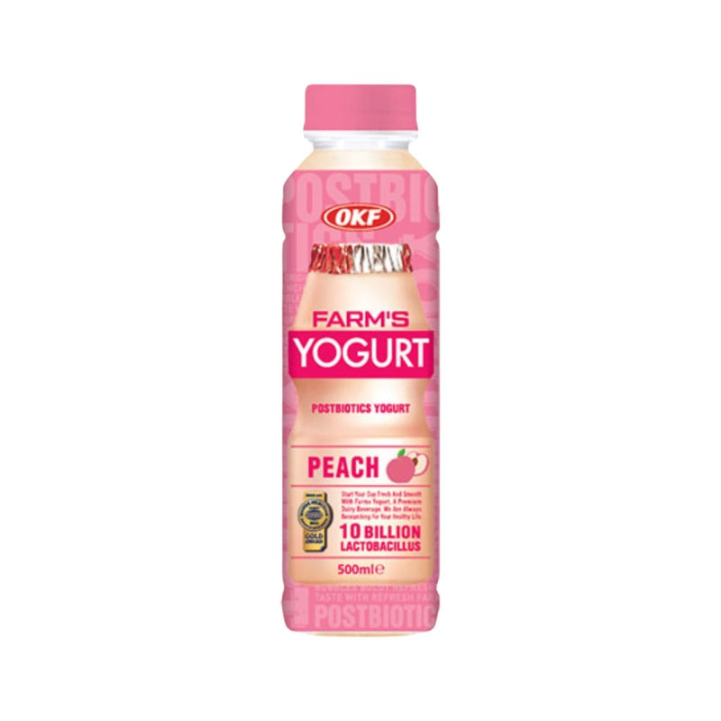 OKF Farm’s Yogurt Drink Peach Flavour | Matthew&