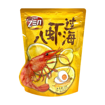 ZEN ZEN Jumbo Salted Egg Flavour Prawn Crackers 大蝦咸蛋味片 | Matthew's Foods