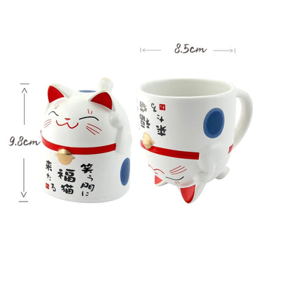 TOKYO DESIGN STUDIO Kawaii Maneki Neko Mug | Matthew's Foods Online 