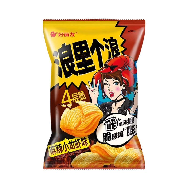 ORION Corn Chips - Spicy Crayfish Flavour 好麗友-浪里個浪四層脆 | Matthew&