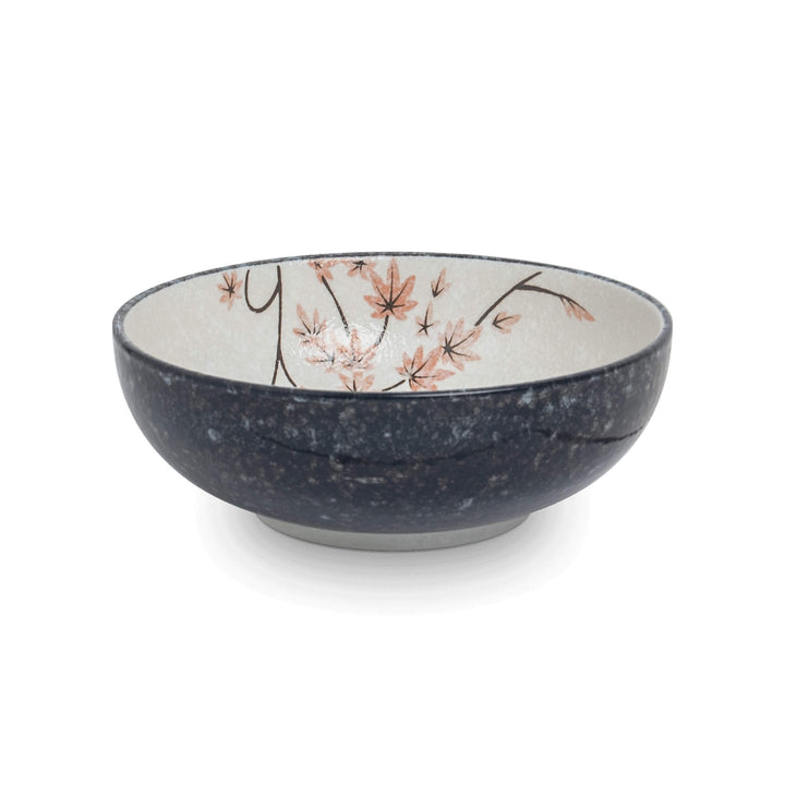 EDO Japanese Maple Leaf Pattern Flat Bowl | Matthew&