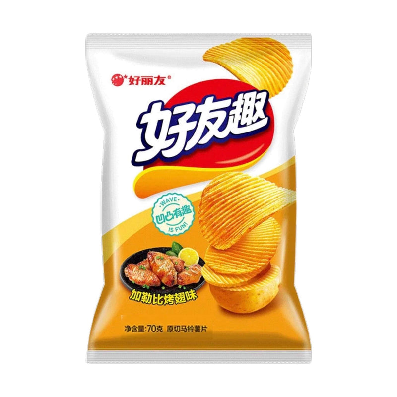 ORION Caribbean Grilled Wing Flavour Potato Chips 好麗友-加勒比烤翅波浪薯片