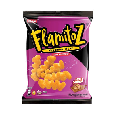 ADABI Flamitoz Baked Corn Snack - Hot Squid | Matthew's Foods Online