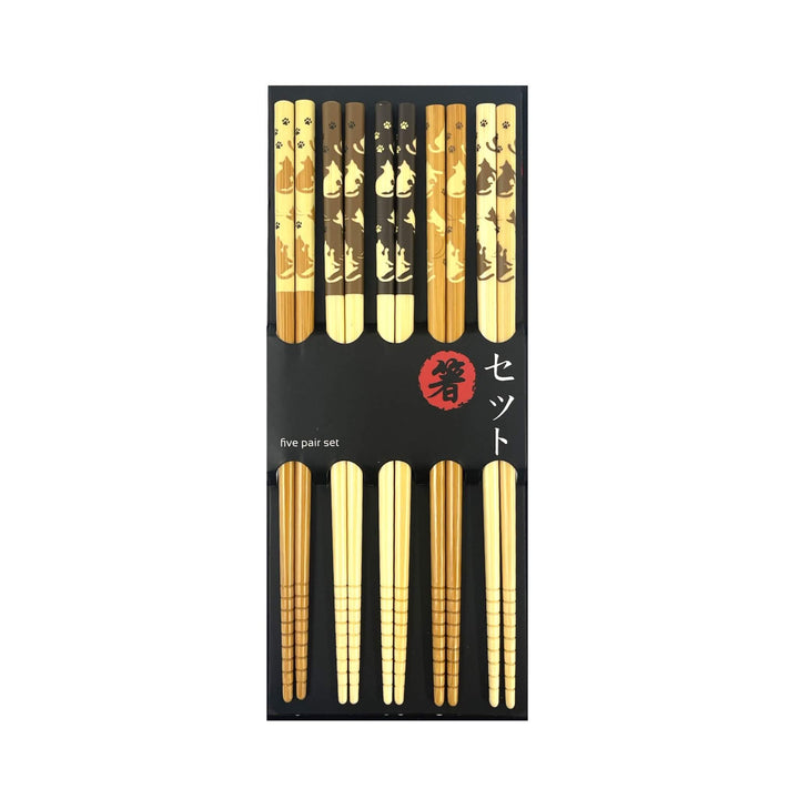 Japanese Cat Pattern Chopsticks Set | Matthew&