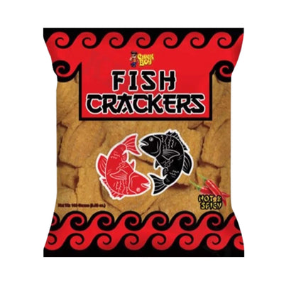 CHICK BOY Hot & Spicy Fish Crackers | Matthew's Foods Online