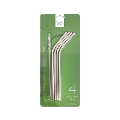 ROYAL TEA Reusable Straws + Cleaner | Matthew's Foods Online