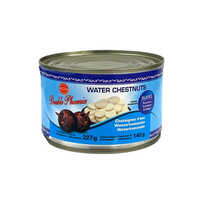 DOUBLE PHOENIX Sliced Water Chestnuts 雙鳳牌-馬蹄片 | Matthew's Foods Online