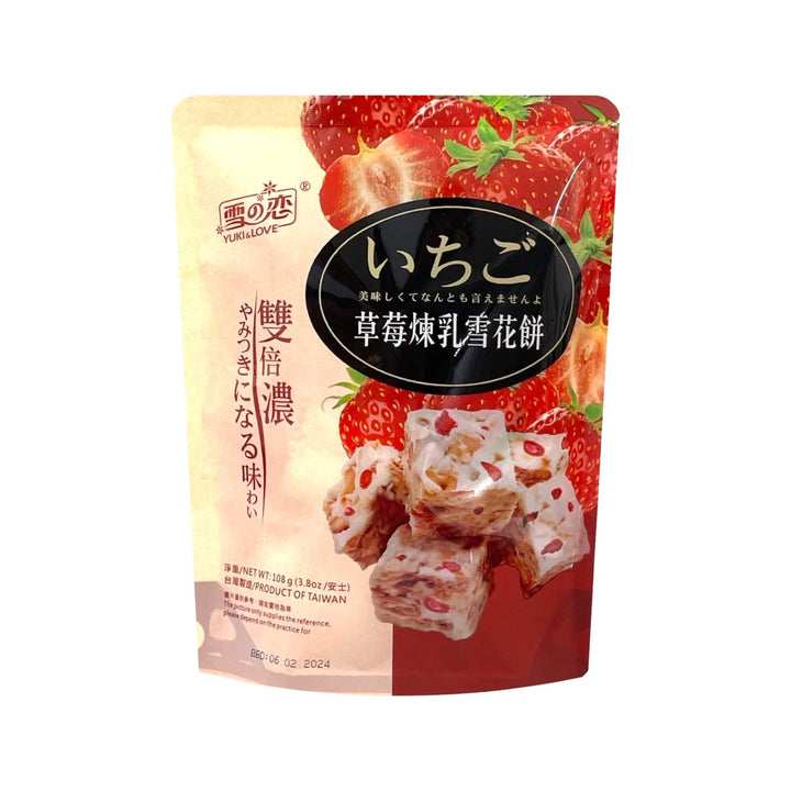 YUKI & LOVE Strawberry & Condensed Milk Snowflake Cake 雪之戀-草莓煉乳雪花餅