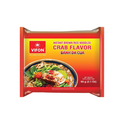 VIFON Crab Flavour Instant Brown Rice Noodles | Matthew's Foods Online