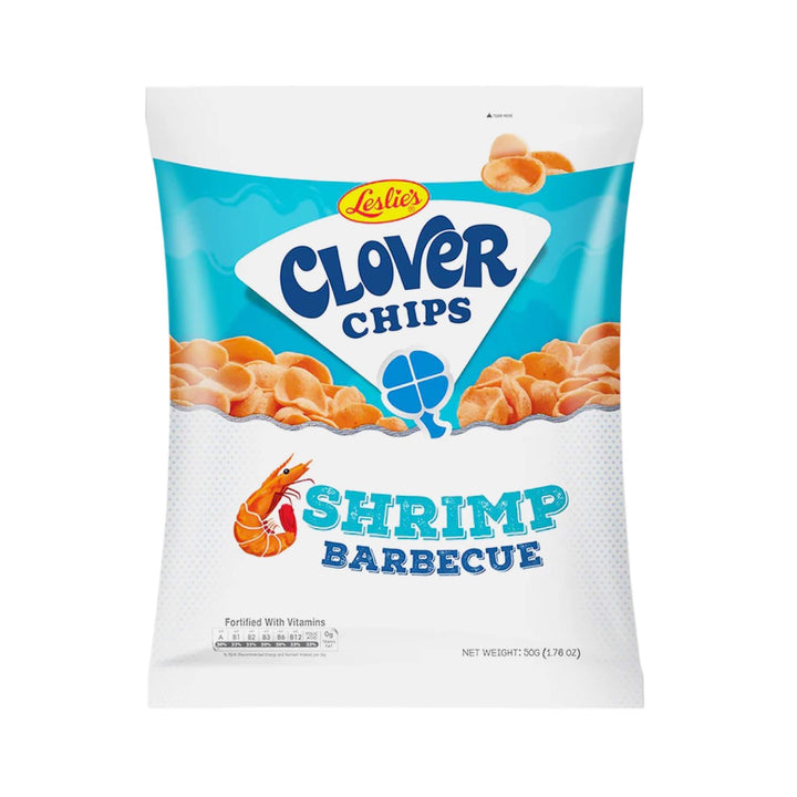 LESLIE’S Clover Shrimp Chips - Barbecue Flavour | Matthew&