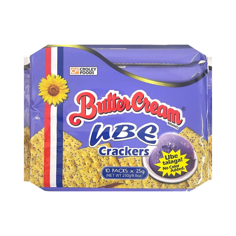CROLEY FOODS Sunflower Butter Cream Crackers - Ube | Matthew&