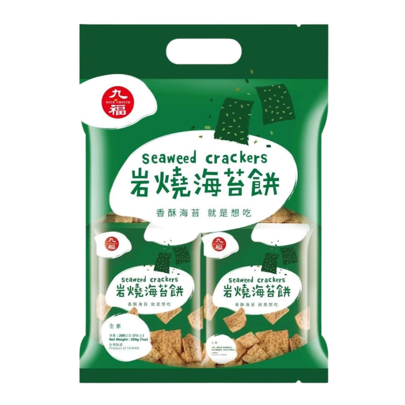 NICE CHOICE Seaweed Cracker 九福-岩燒海苔餅 | Matthew&