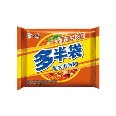 BAI XIANG Spicy Beef Flavour Instant Noodle 白象多半袋-香辣牛肉麵 | Matthew's Foods