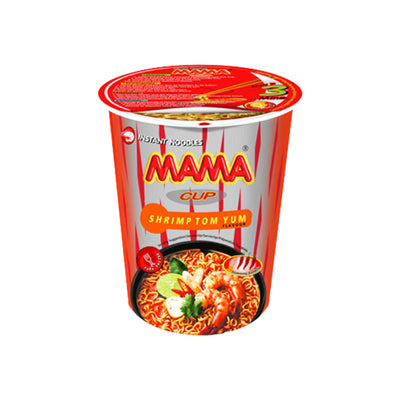 MAMA Instant Noodle Cup Shrimp Tom Yum Flavour | Matthew's Foods Online Oriental Supermarket