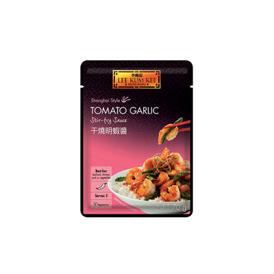 LEE KUM KEE - Shanghai Style Tomato Garlic Stir Fry Sauce (李錦記 干燒明蝦醬） - Matthew's Foods Online