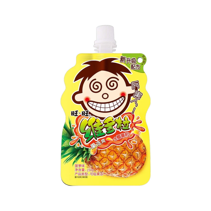 WANT WANT Fruit Jelly Drink - pineapple flavour  旺旺-維多粒果凍爽 | Matthew&