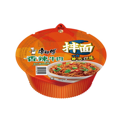 MASTER KONG Spicy Beef Instant Stir Noodle (康師傅 拌麵) | Matthew's Foods Online Oriental Supermarket