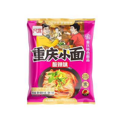 BAI JIA Hot & Sour Flavour Chongqing Noodles 白家-酸辣味重慶小麵 | Matthew's Foods