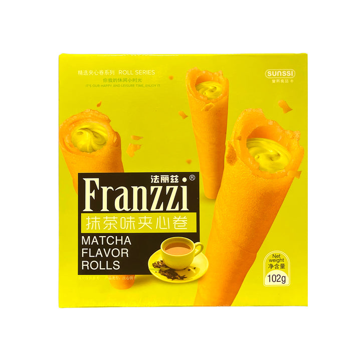 SUNSSI Franzzi Matcha Flavour Roll (法麗兹 抹茶味夾心卷) | Matthew&