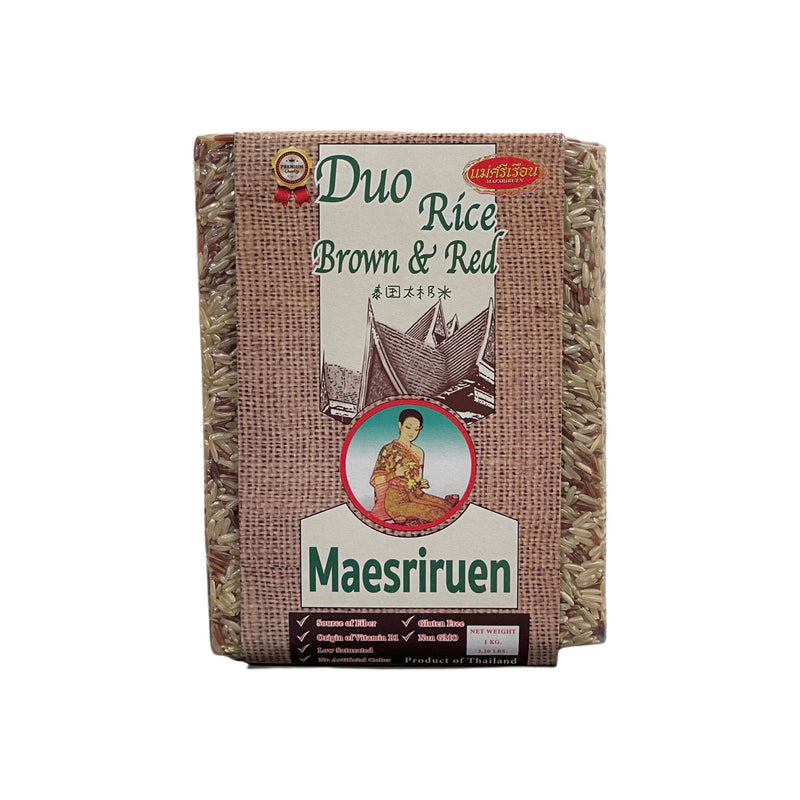 MAESRIRUEN Duo Rice - Brown & Red | Matthew&