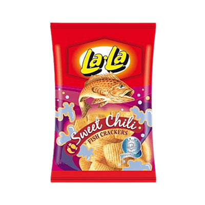 LA LA Sweet Chilli Flavour Fish Crackers | Matthew's Foods Online Oriental Supermarket