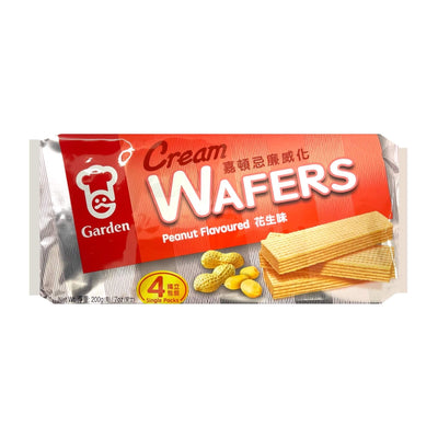 GARDEN Peanut Flavoured Cream Wafers 嘉頓忌廉威化 | Matthew's Foods Online Asian Supermarket
