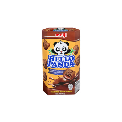 MEIJI - Hello Panda Cocoa Biscuit Treats - Chocolate Filling - Matthew's Foods Online