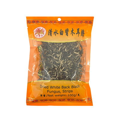 Buy Dried White Back Black Fungus Strips/Wood Ear 金百合-清水白背木耳絲