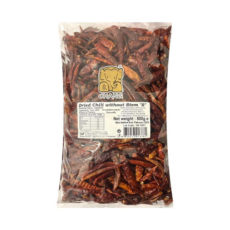 Dried Chilli Without Stem “S”