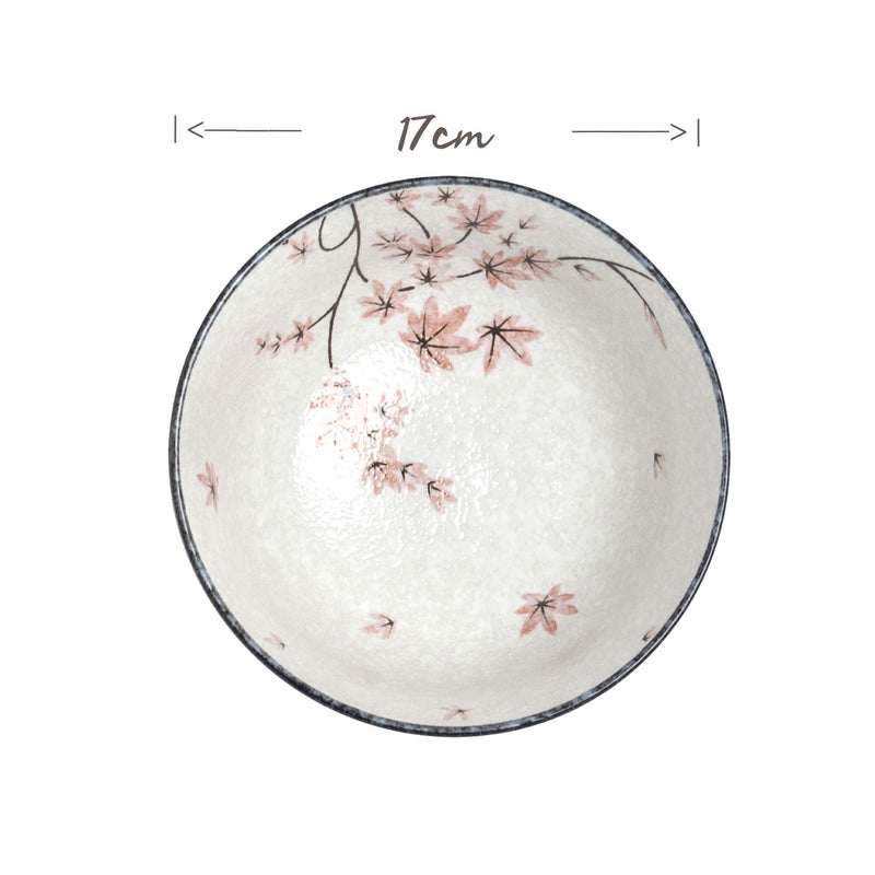 EDO Japanese Maple Leaf Pattern Udon Bowl | Matthew&