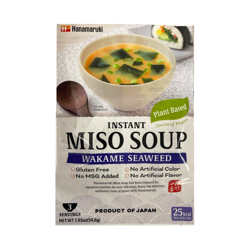 HANAMARUKI Plant Based Instant Miso Soup - Wakame Seaweed | Matthew&