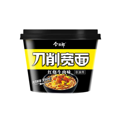 JML Sliced Noodle Bowl - Braised Beef 今麥郎-刀削寛麵碗 - 紅燒牛肉味 | Matthew's Foods Online
