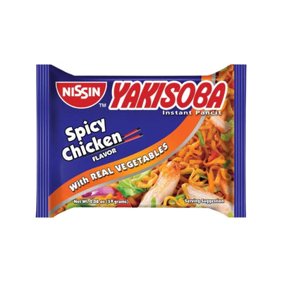 NISSIN Spicy Chicken Flavour Yakisoba / Instant Pancit | Matthew's Foods