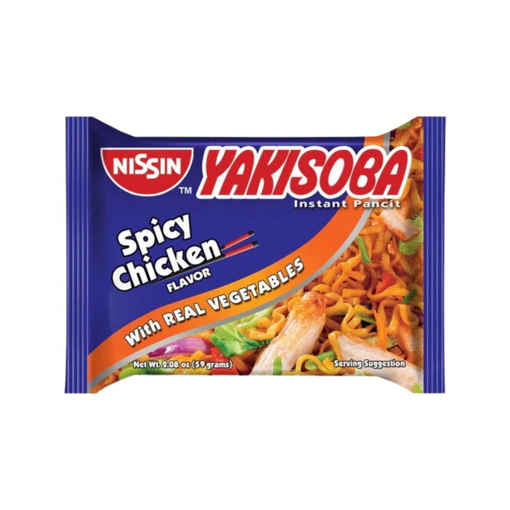NISSIN Spicy Chicken Flavour Yakisoba / Instant Pancit | Matthew&
