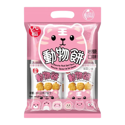 NICE CHOICE Rock Salt Flavour Animal Shaped Biscuit 九福-岩鹽口味動物餅 