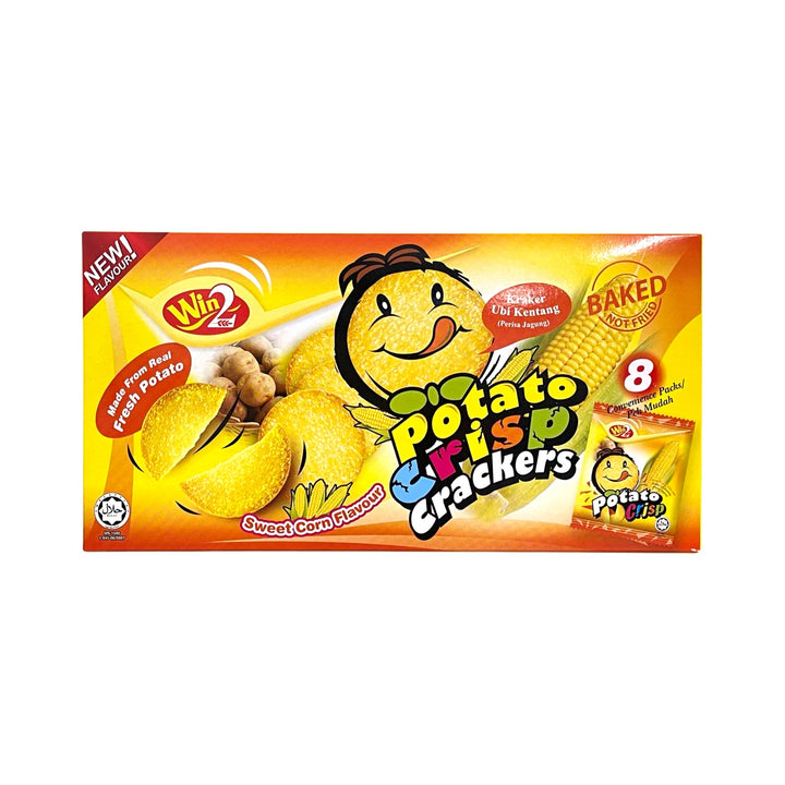 WIN WIN Potato Crisps Crackers - Sweet Corn Flavour | Matthew&